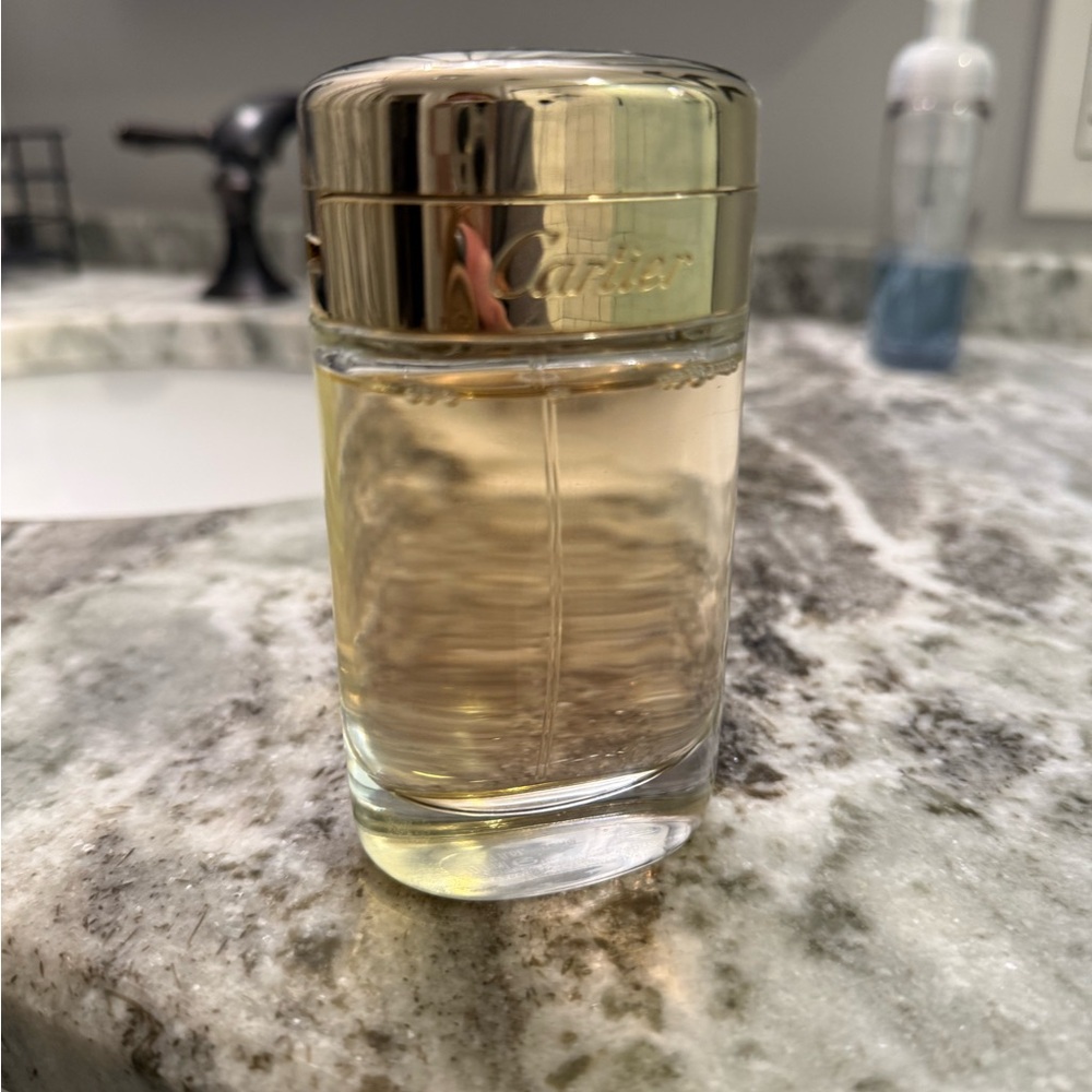 Cartier Fragrance with Gold and Clear Design